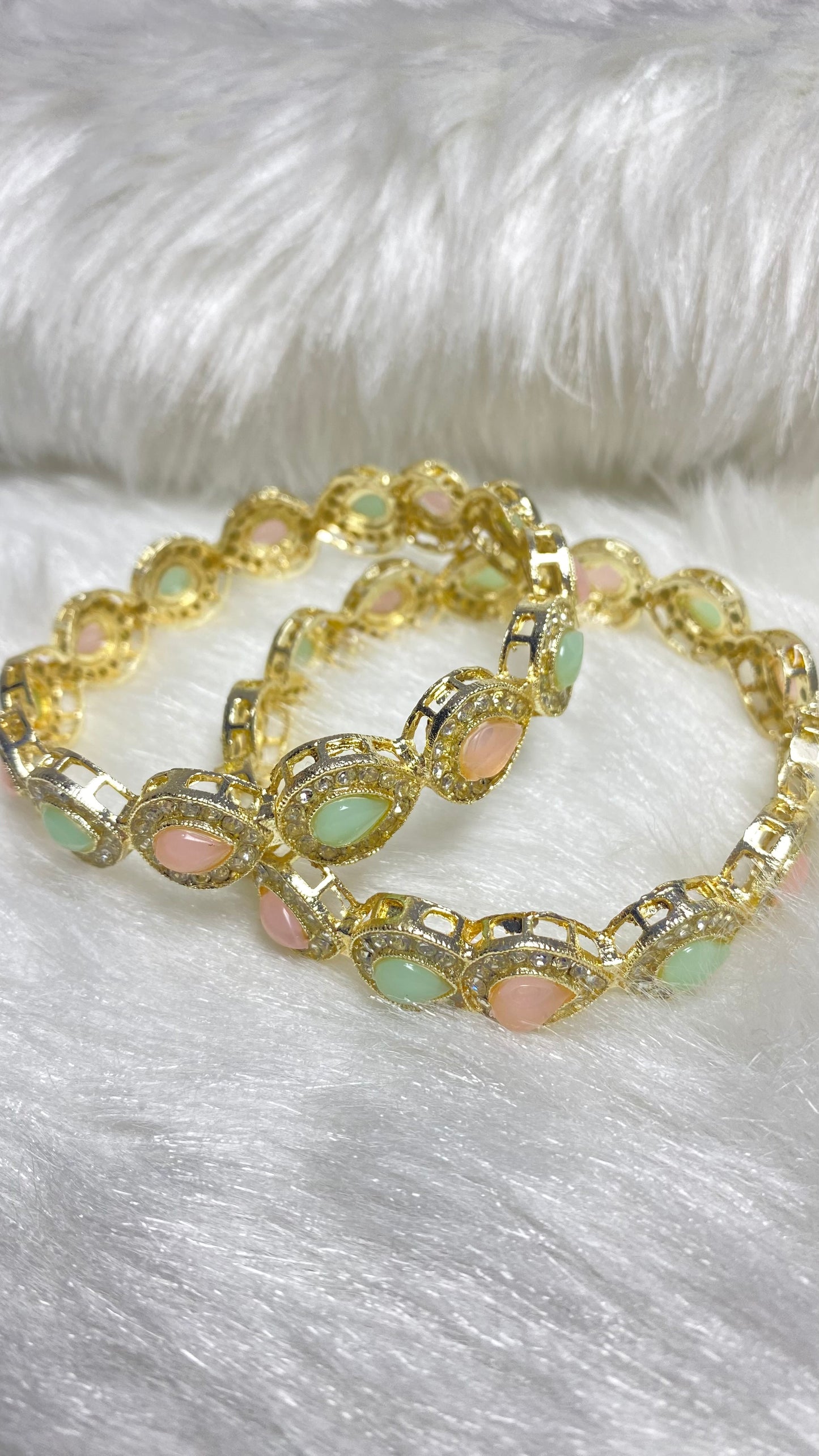 Beautiful Golden set of 2 kada