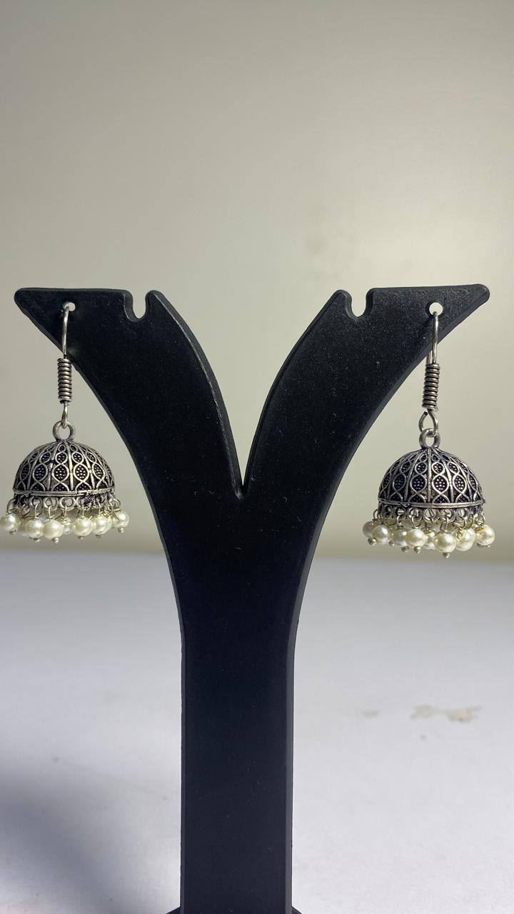 Oxidised Jhumka