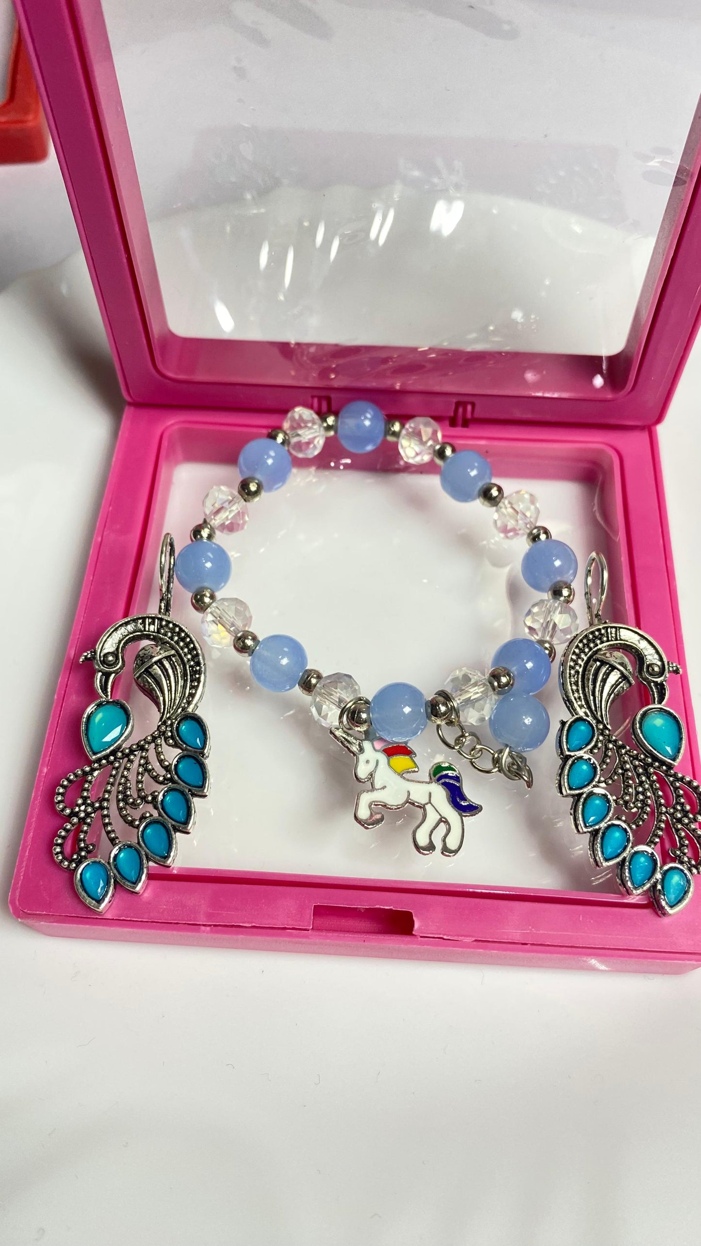 Beaded Bracelet with earring