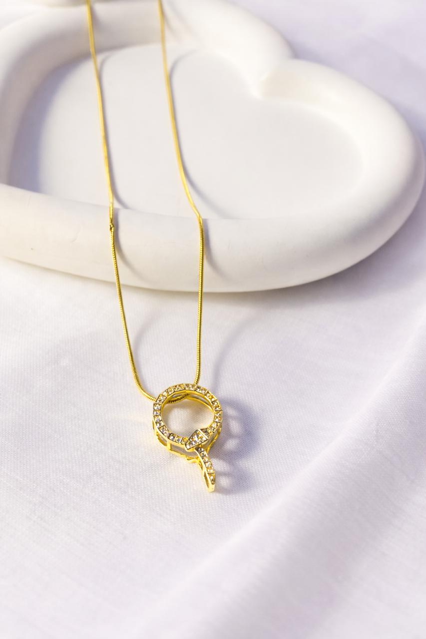 Eternal Circle Gold Pendant
