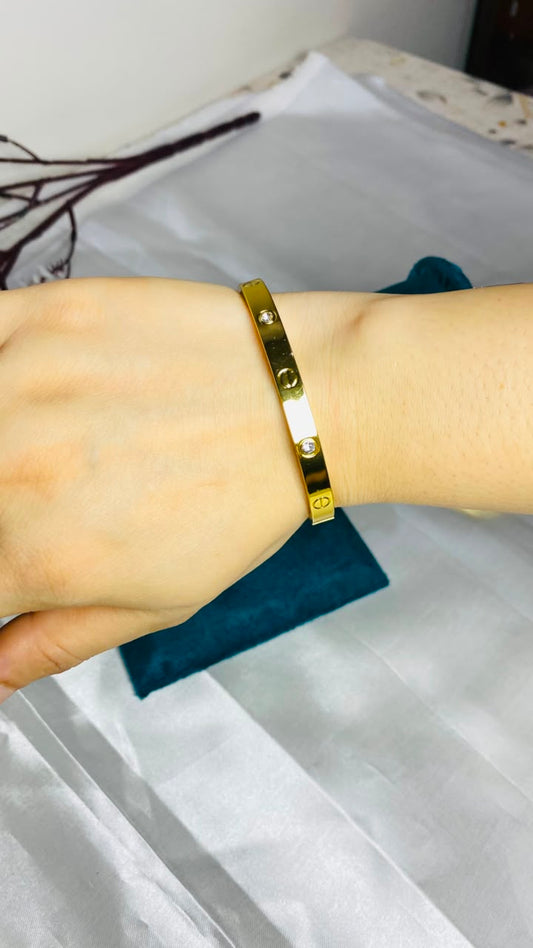 Golden Cartier Bracelet