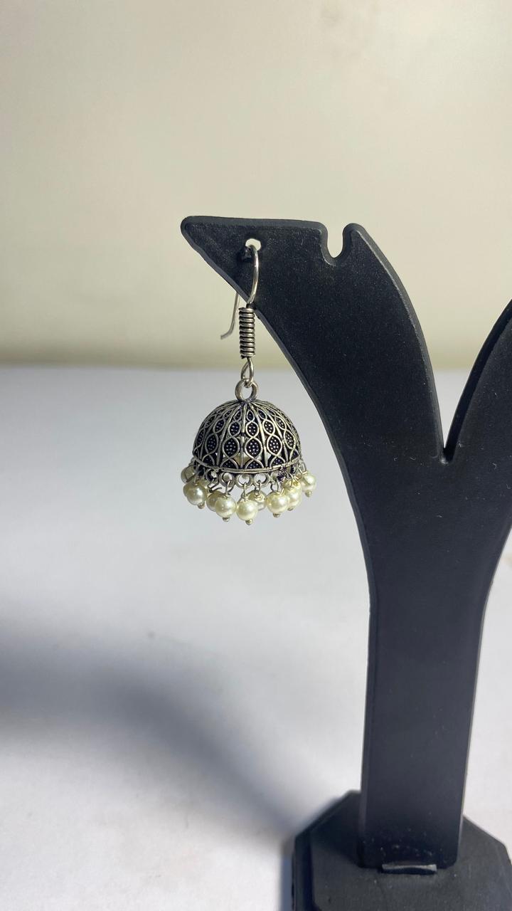 Oxidised Jhumka