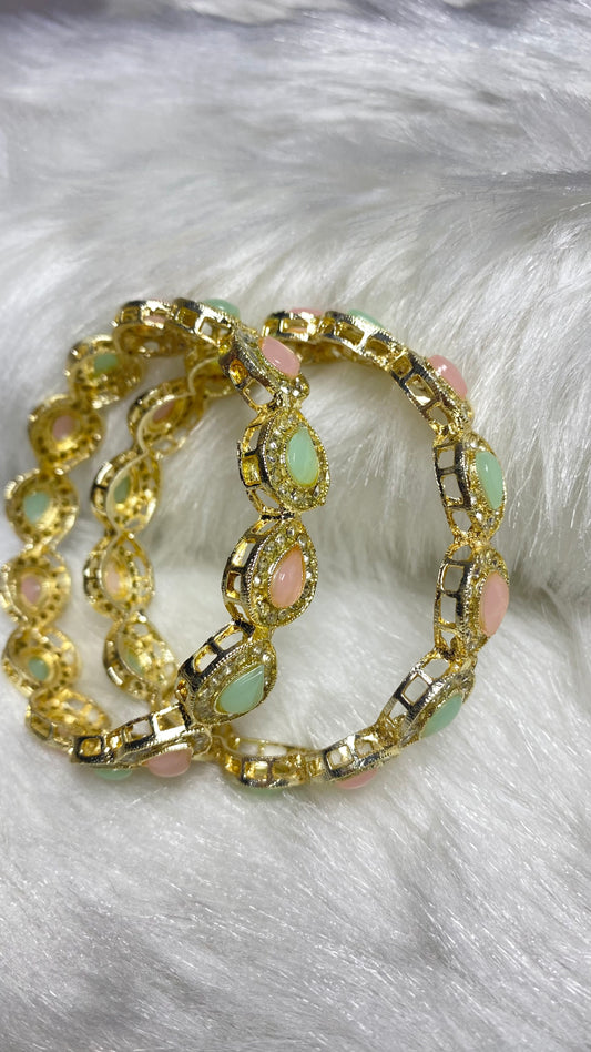 Beautiful Golden set of 2 kada