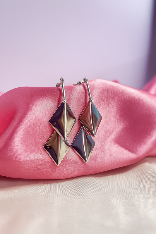 Silver Drop Earrings