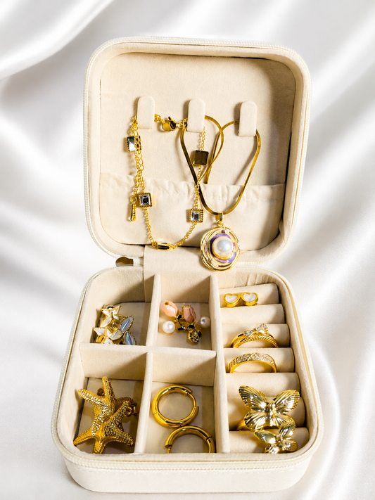 Anti Tarnish Jewellery Gift Box - free Organiser(10 items)