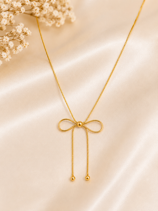 Bow Anti Tarnish Pendent