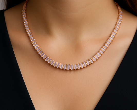 Rose Gold  Necklace