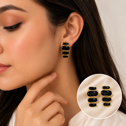 Black Statement Earring