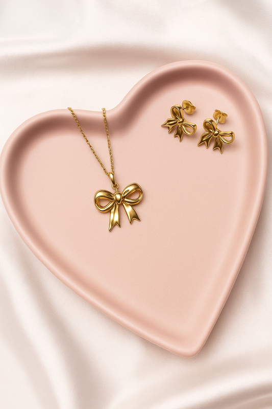 Bow Necklace Set
