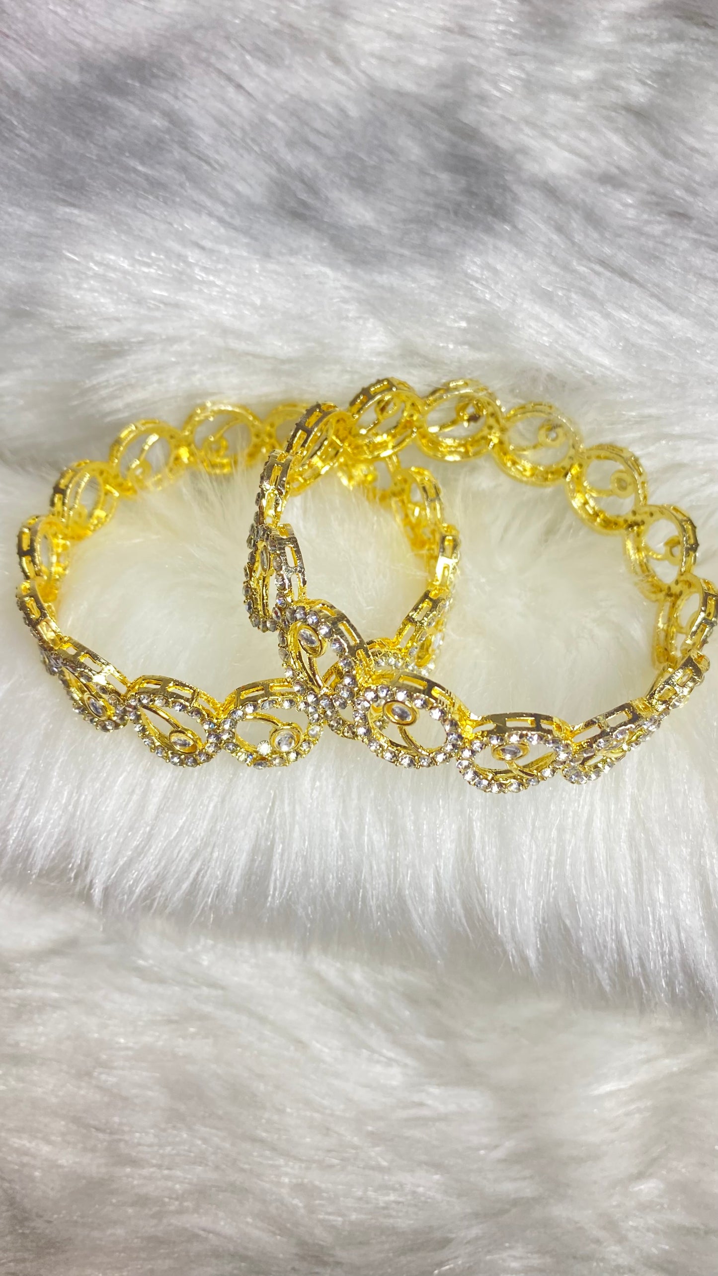 Golden kangan set of 2