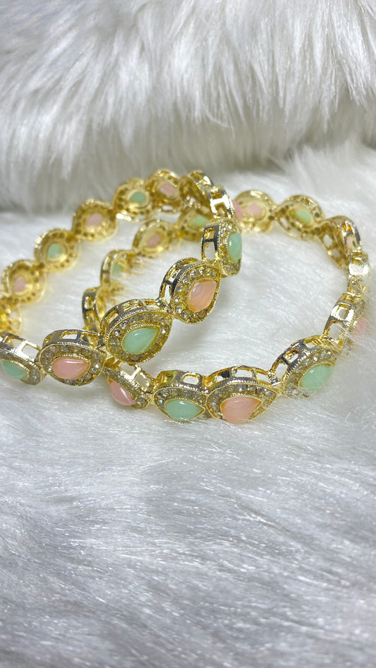 Beautiful Golden set of 2 kada