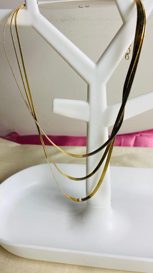 Three layers Neckchain