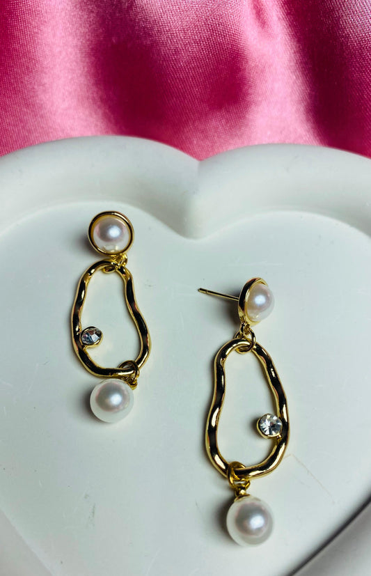 Golden Charm Earring