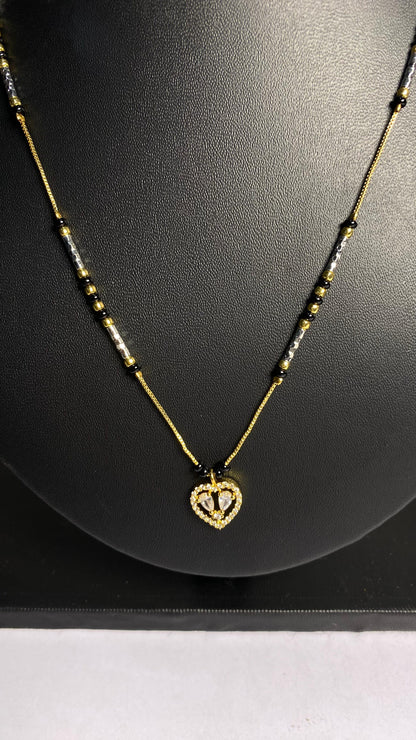 Heart Locket Mangalsutra