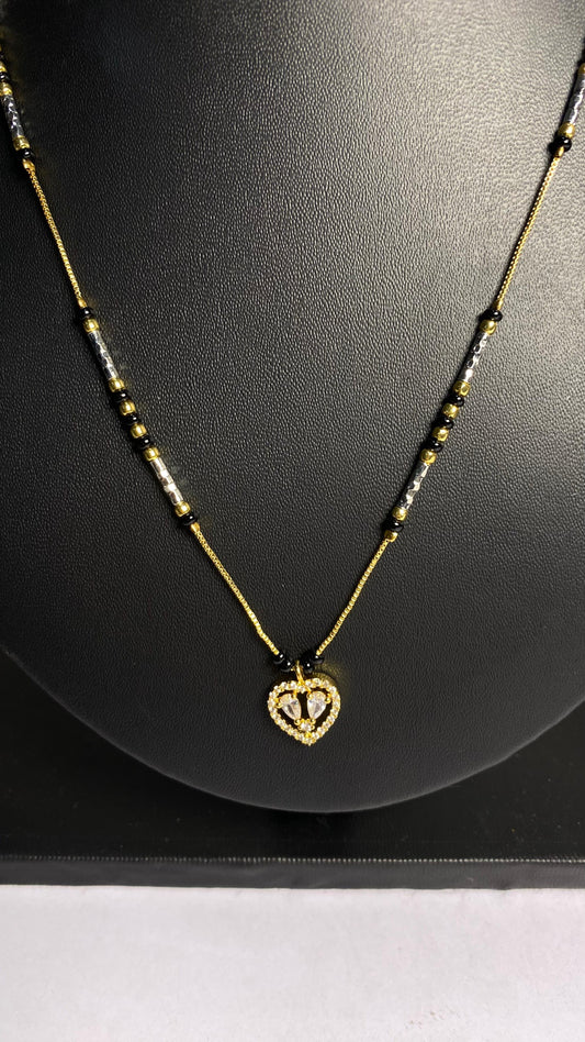 Heart Locket Mangalsutra