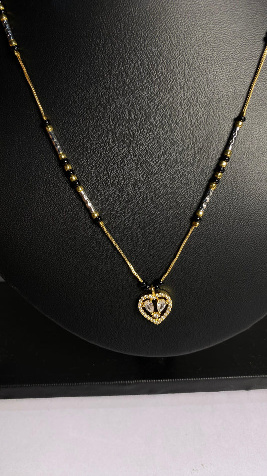 Heart Locket Mangalsutra