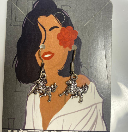 Oxidised Earring