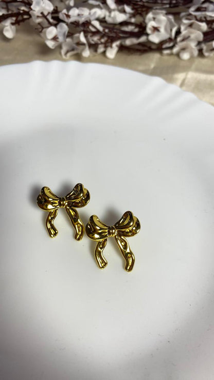 Bow Anti Tarnish Earring