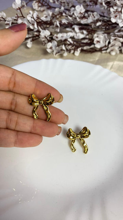 Bow Anti Tarnish Earring