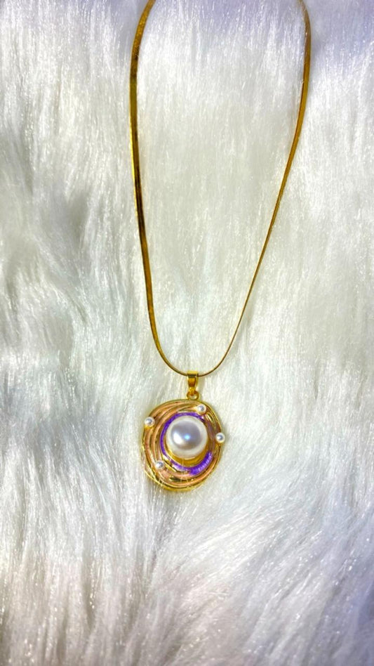 Pearl Charm Necklace
