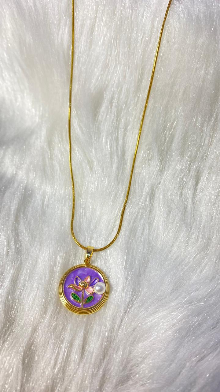 Flower Charm Necklace