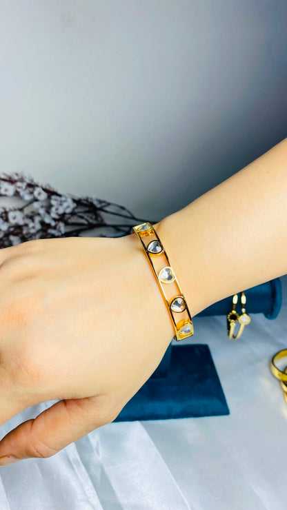 Heart Stone Anti Tarnish Bracelet