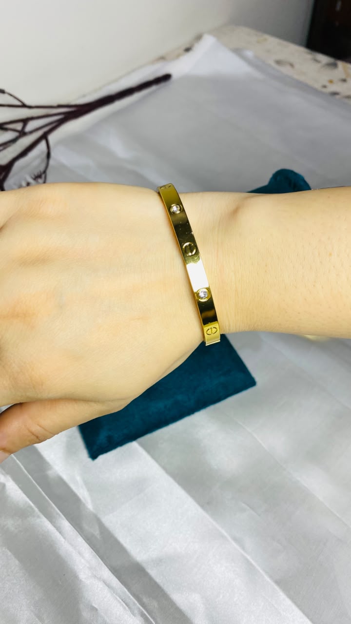Golden Cartier Bracelet
