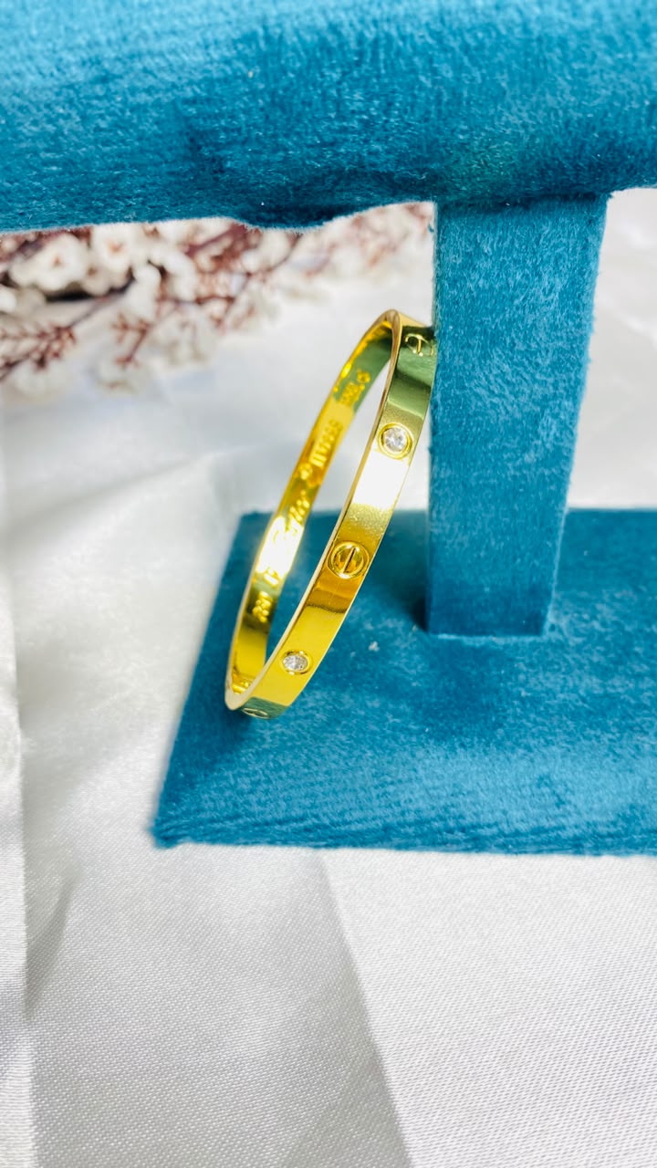 Golden Cartier Bracelet
