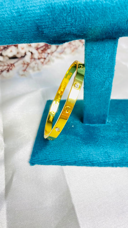 Golden Cartier Bracelet