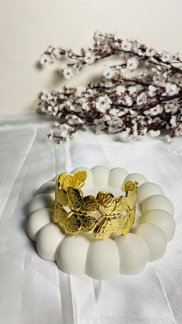 Butterfly Golden Cuff