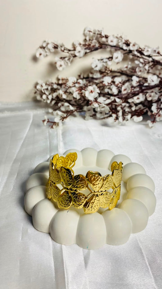 Butterfly Golden Cuff