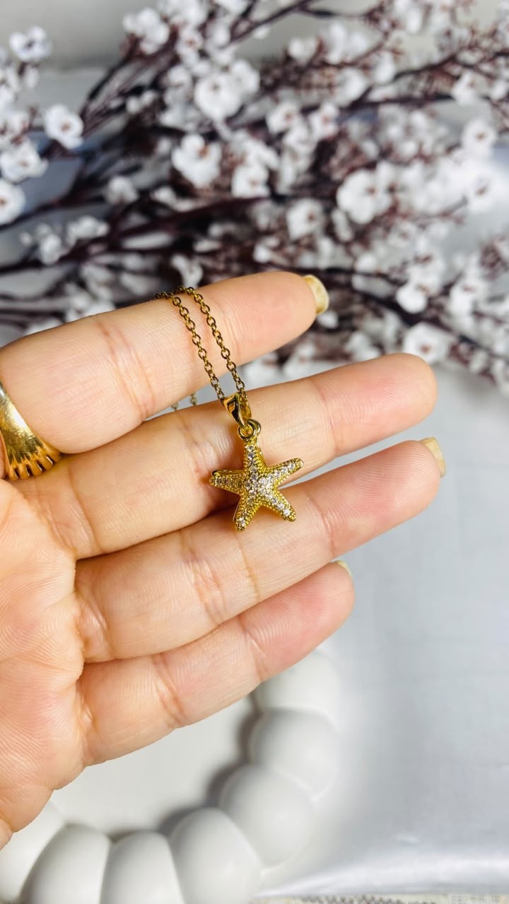 Star-Fish Anti Tarnish Pendent