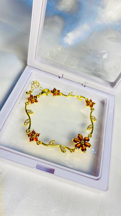 Premium Brown Adjustable Tulip Bracelet