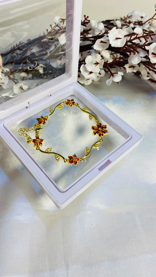Premium Brown Adjustable Tulip Bracelet