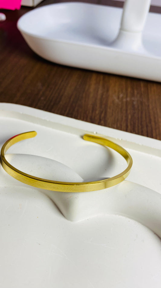 Sleek Open Cuff Bracelet