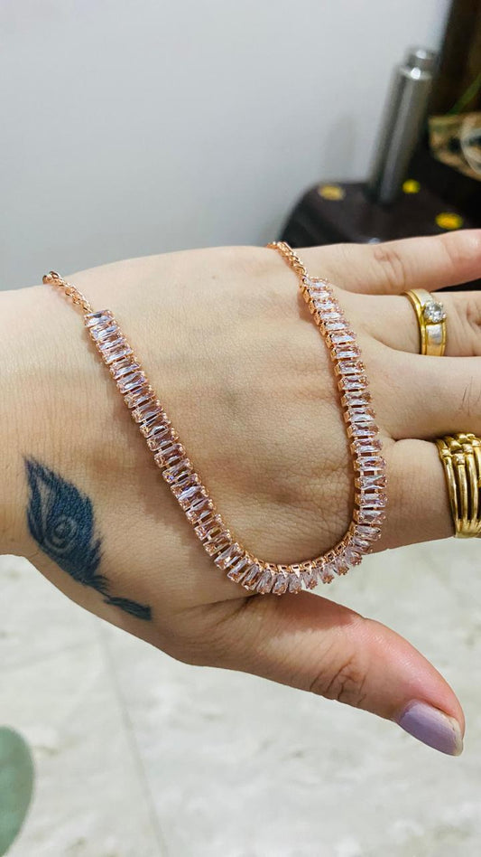 Rose Gold  Necklace