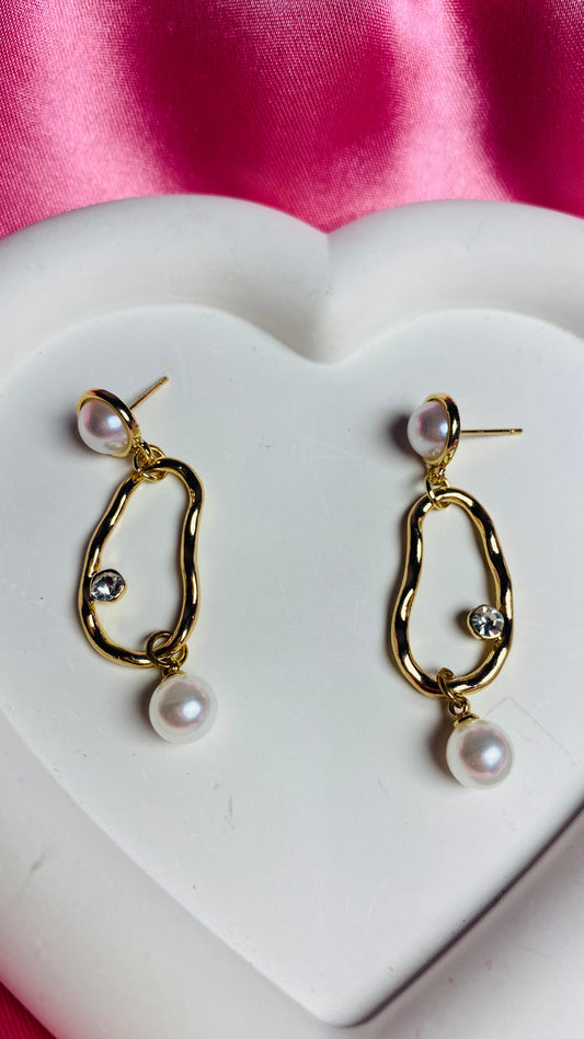 Golden Charm Earring