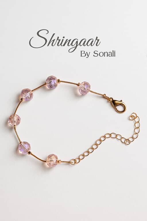 Delicate Crystal Bead Bracelet