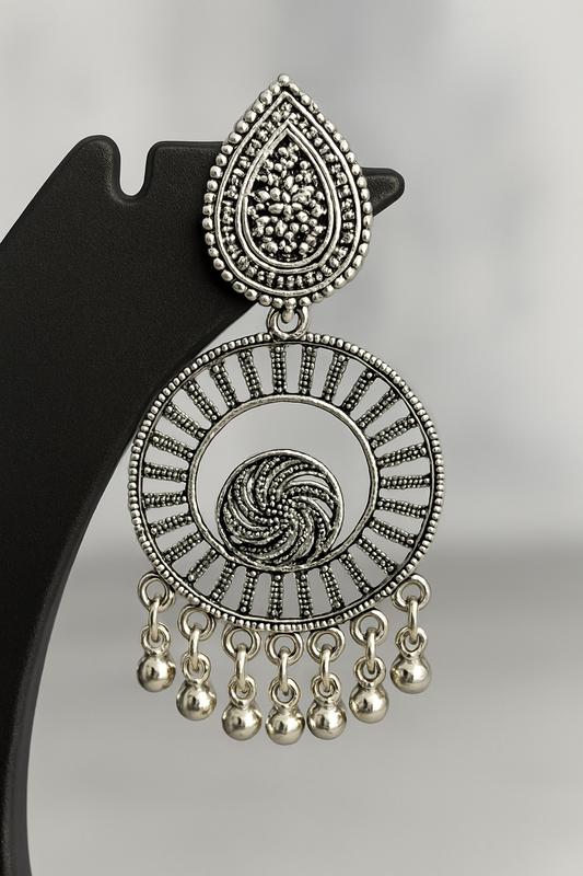 Silver Charm Earing